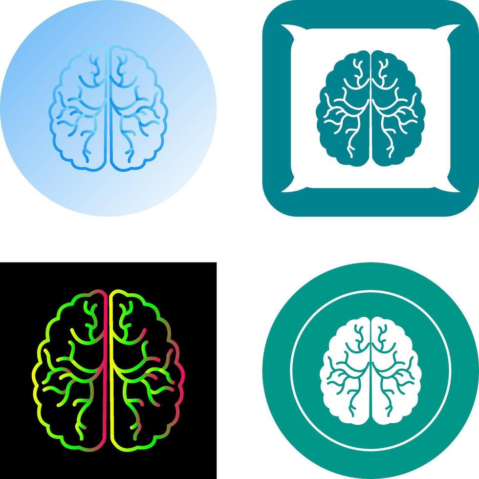 Brain Icon Design vector