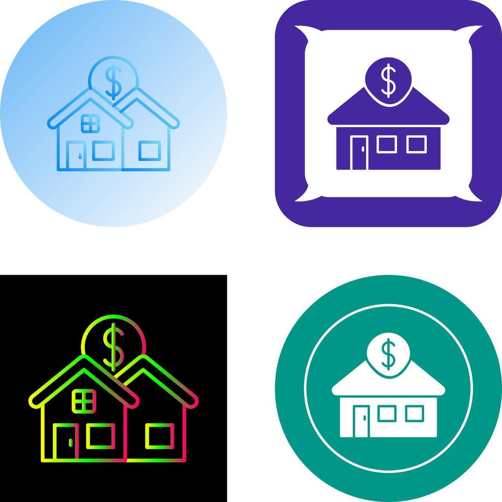 Residential Icon Design vector