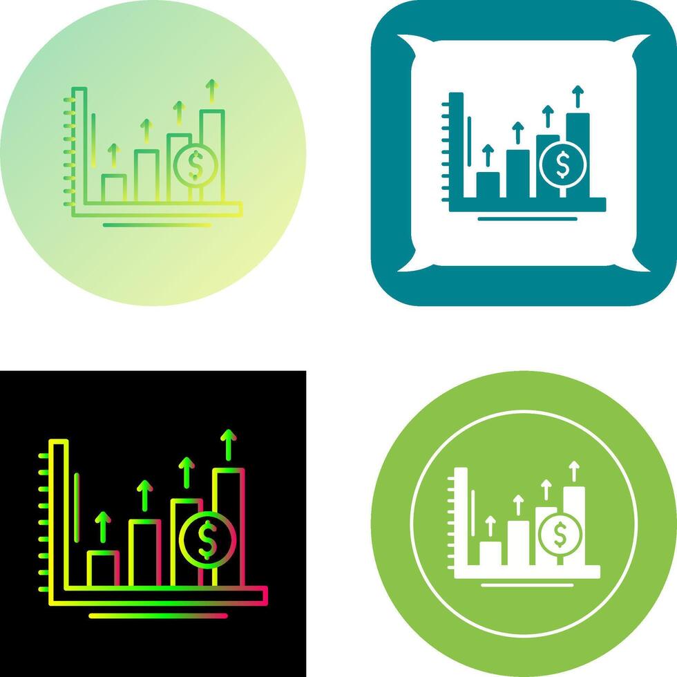 Profit Icon Design vector