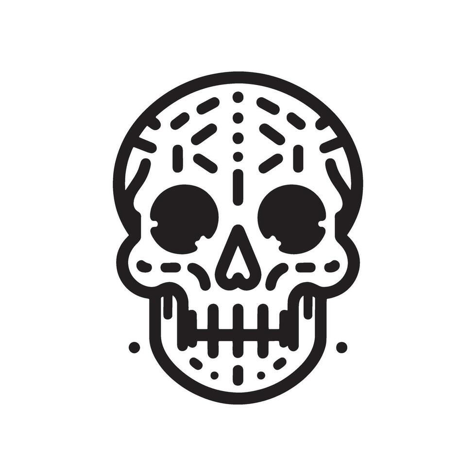Skull Icon Set vector