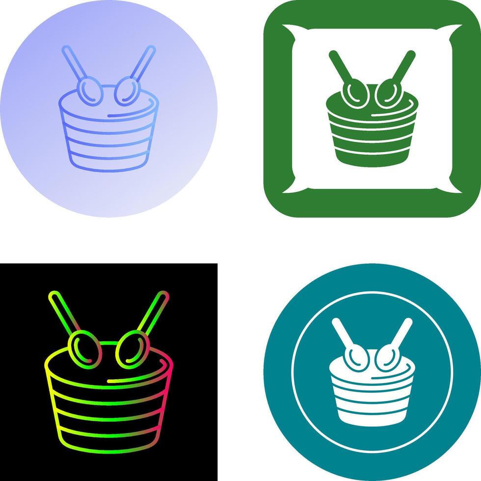 Drum Icon Design vector