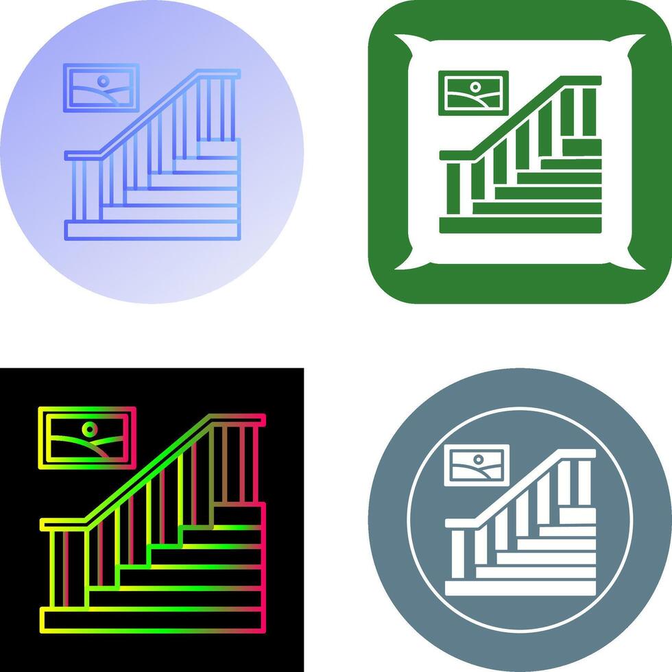 Stair Icon Design vector