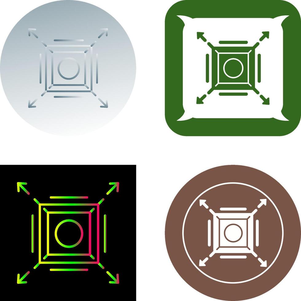 Maximize Icon Design vector