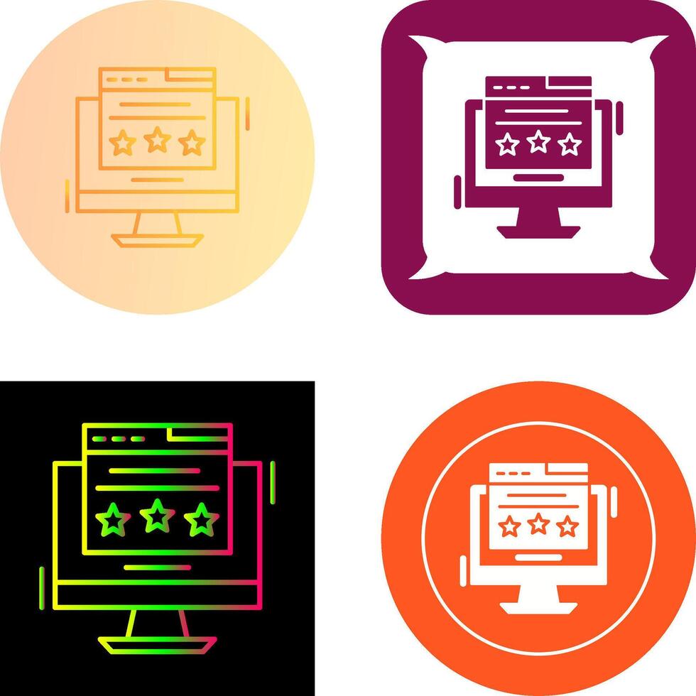 Webpage Quality Icon Design vector