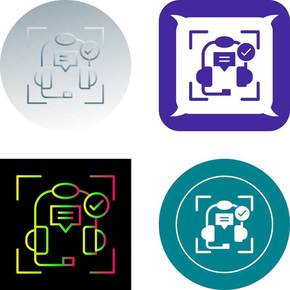 Technical Support Icon Design vector