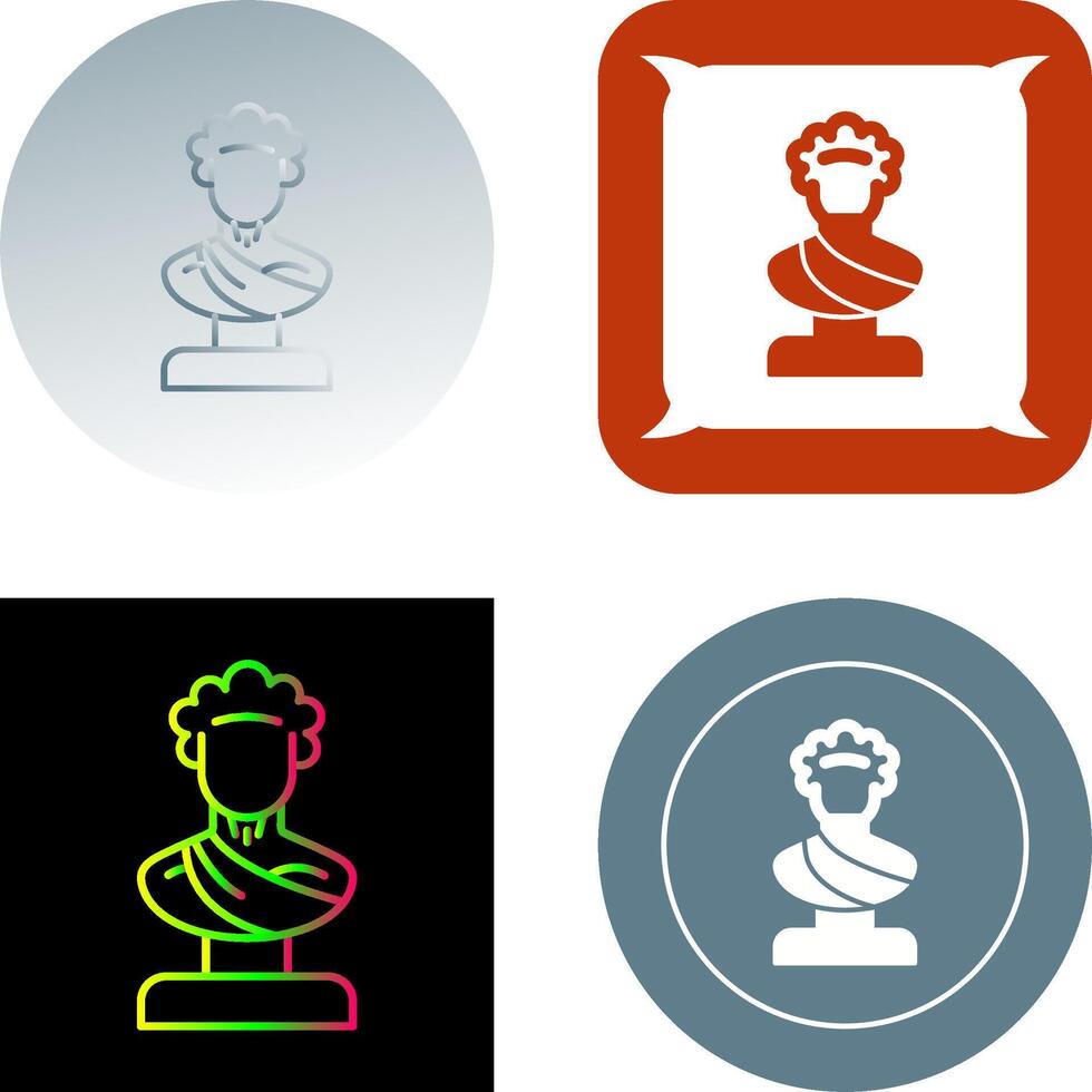 Statue Icon Design vector
