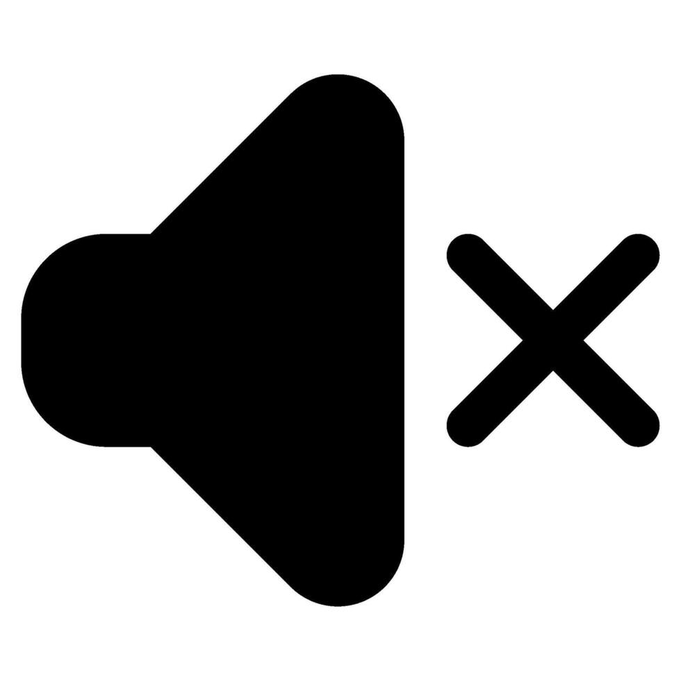 Mute icon for web, app, infographic, etc vector