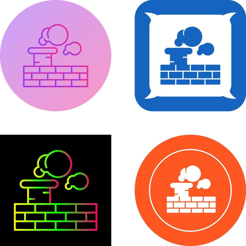 Chimney Icon Design vector