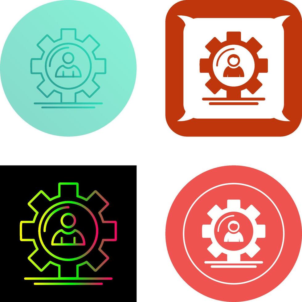 Management Icon Design vector