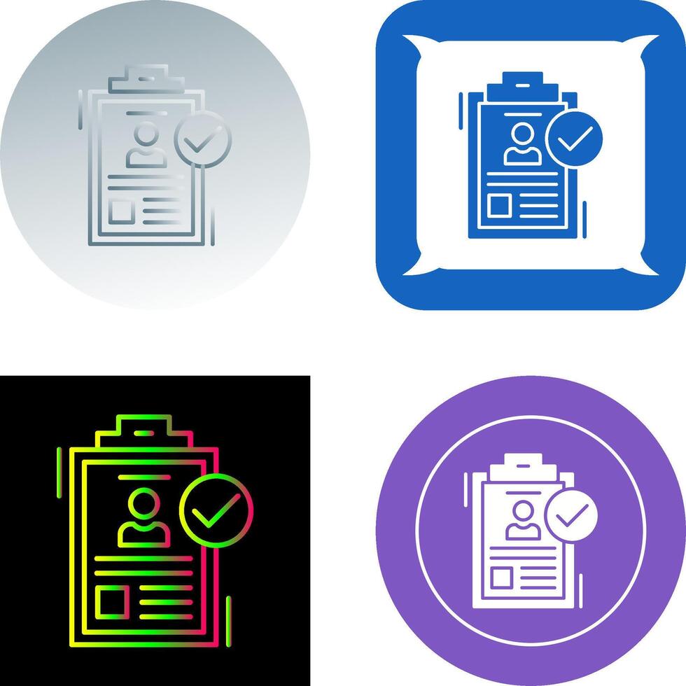 Hire Icon Design vector