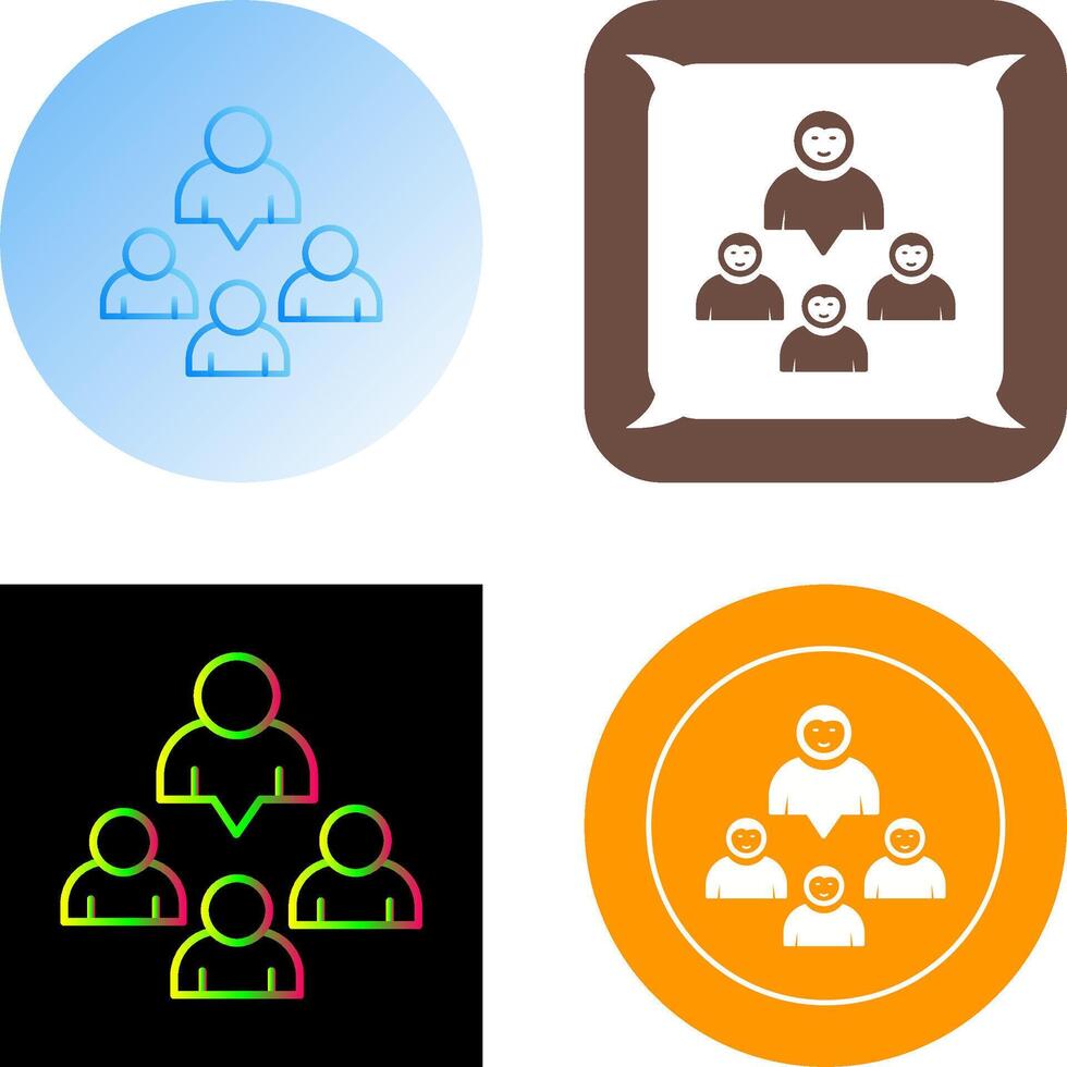 Group Icon Design vector