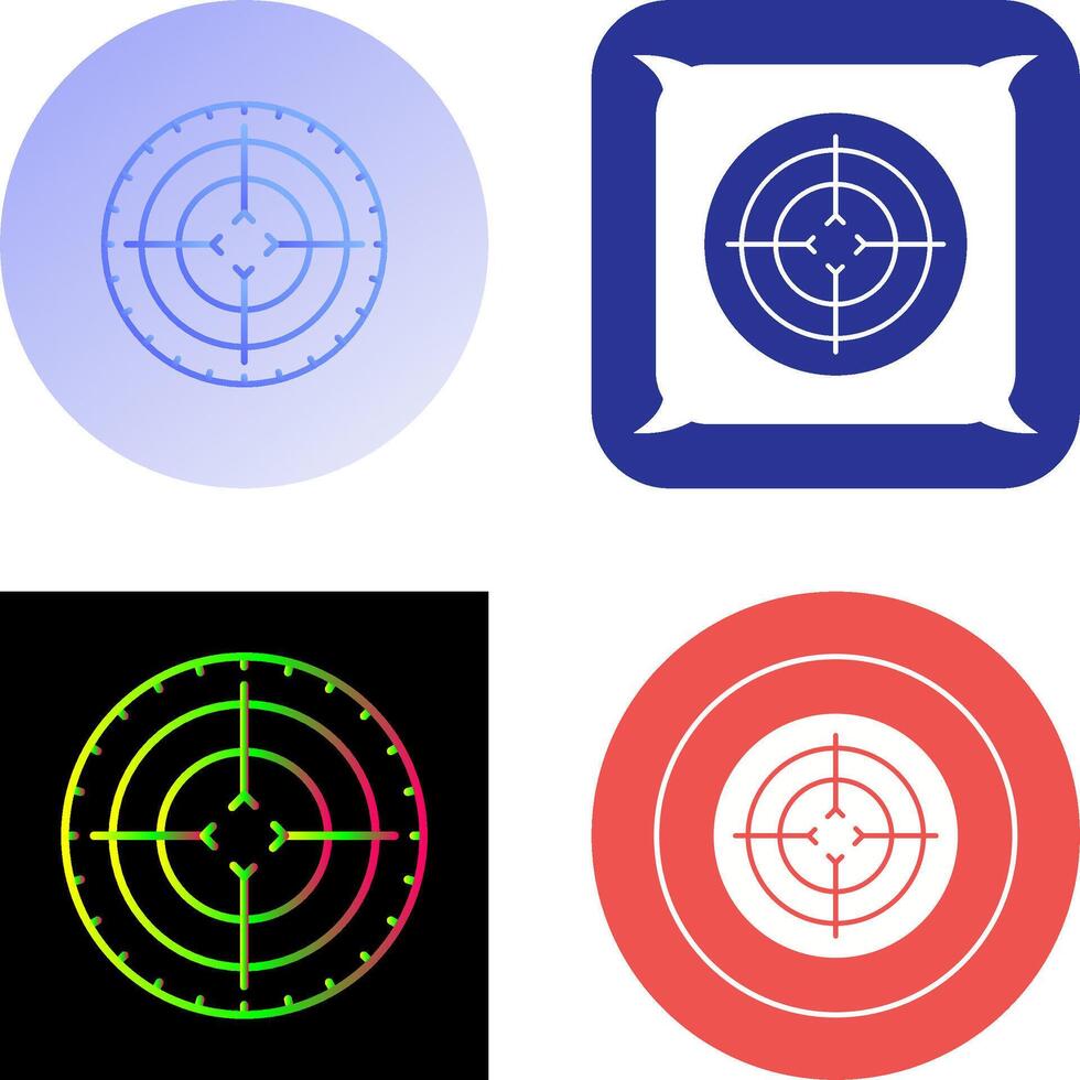 Target Icon Design vector