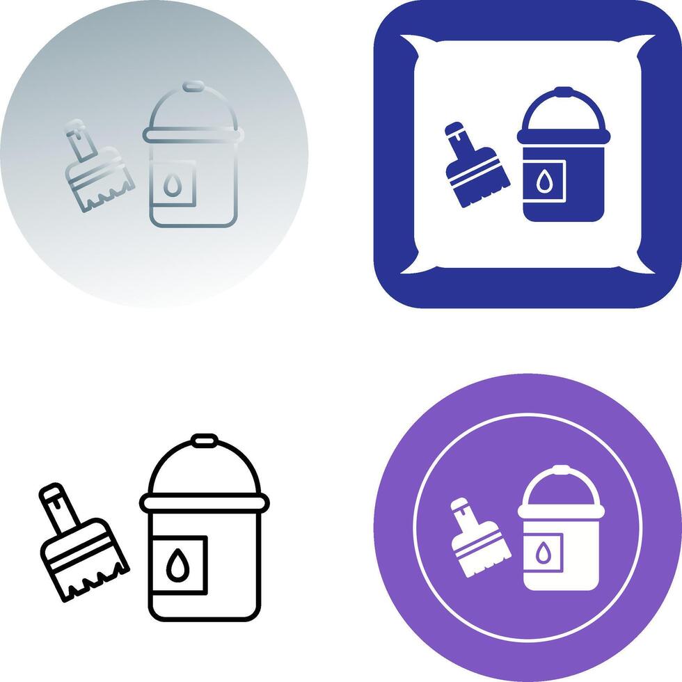 Paint Brush Icon Design vector