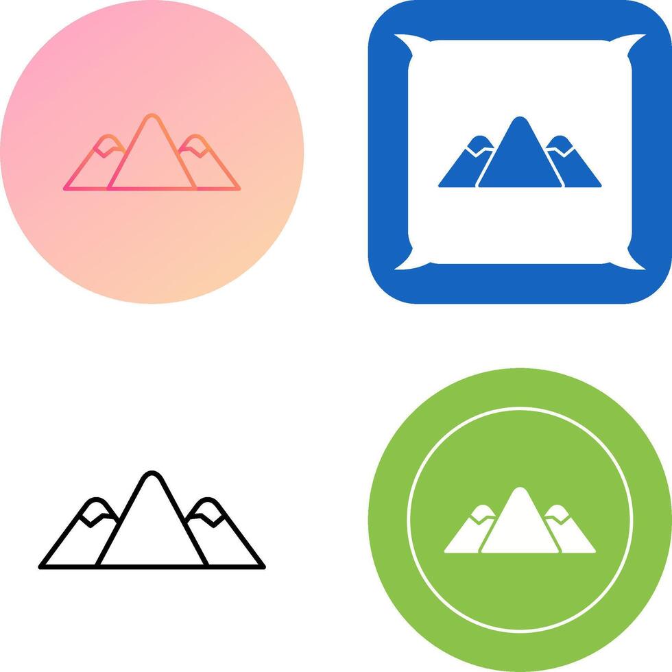 Mountain Icon Design vector