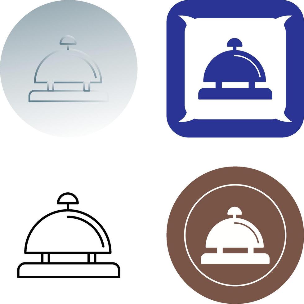 Desk Bell Icon Design vector