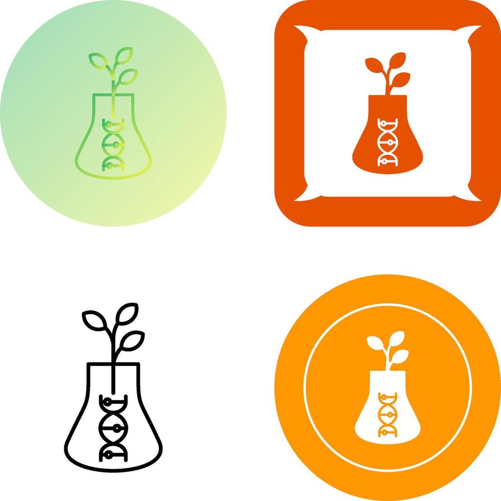 Biology Icon Design vector