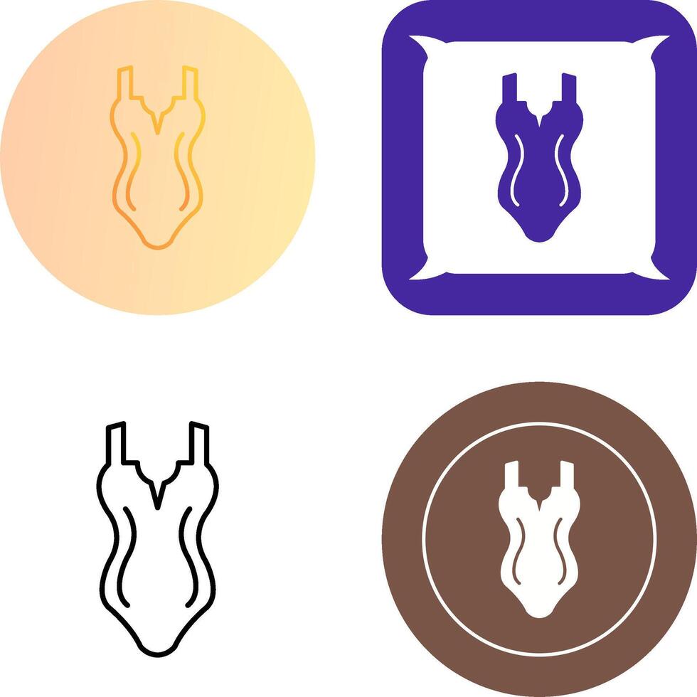 Swim Suit Icon Design vector