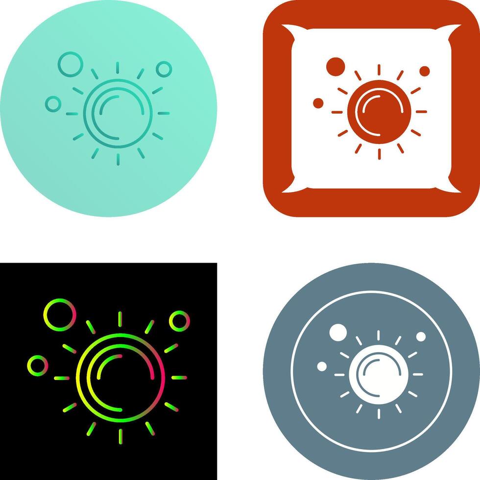 Sun Icon Design vector