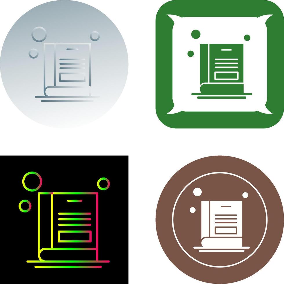 Book Icon Design vector