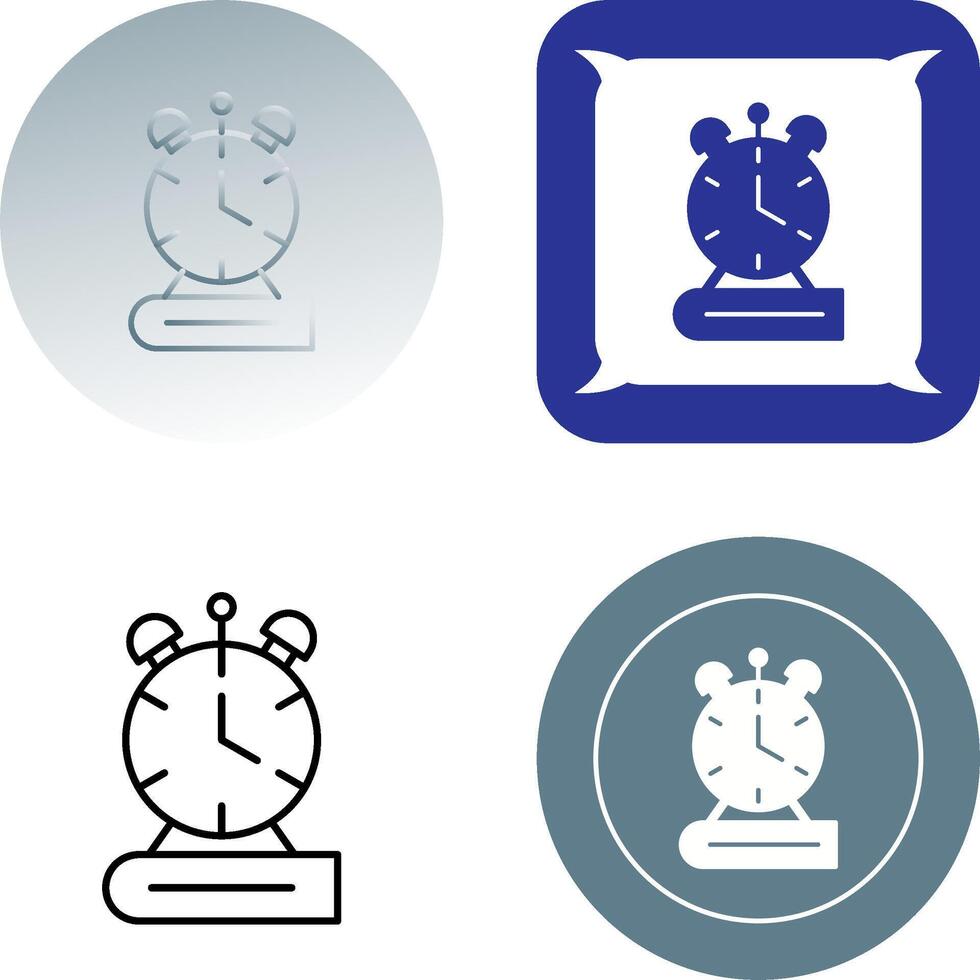 Alarm Clock Icon Design vector
