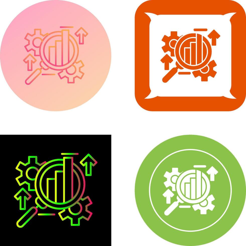 Analysis Icon Design vector