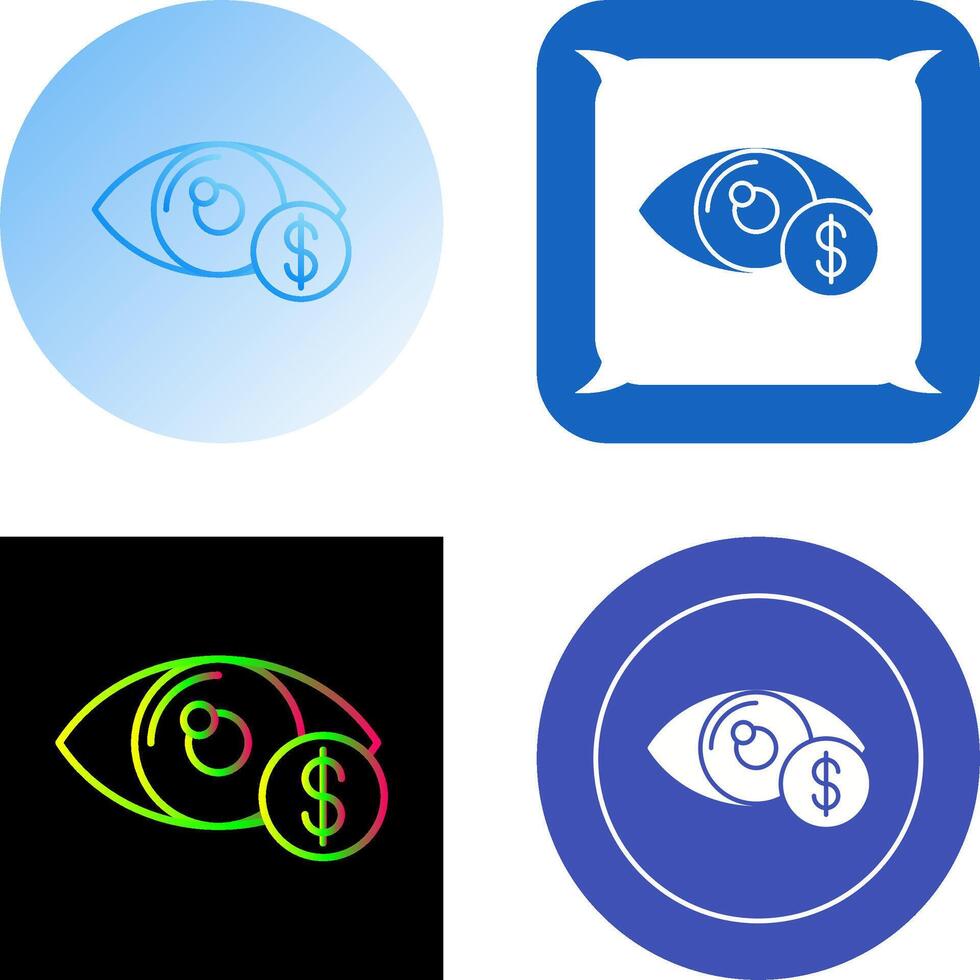 diseño de icono de ojo vector