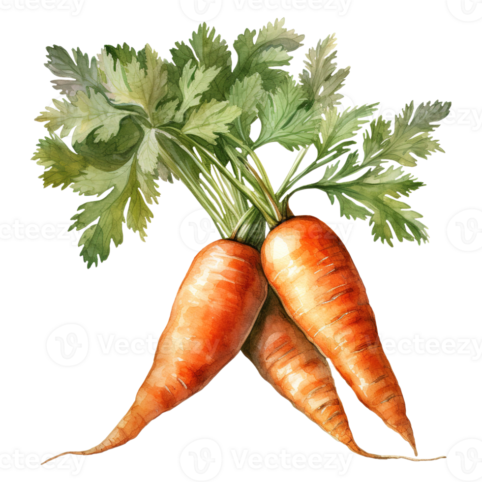 Vibrant Bunches of Carrots png