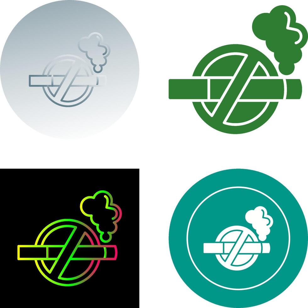 No Tobacco Icon Design vector