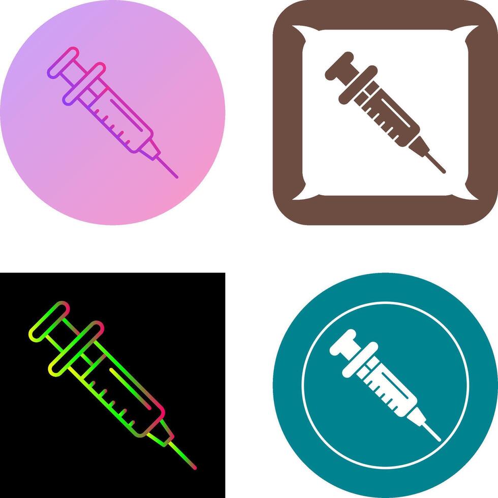 Injection Icon Design vector