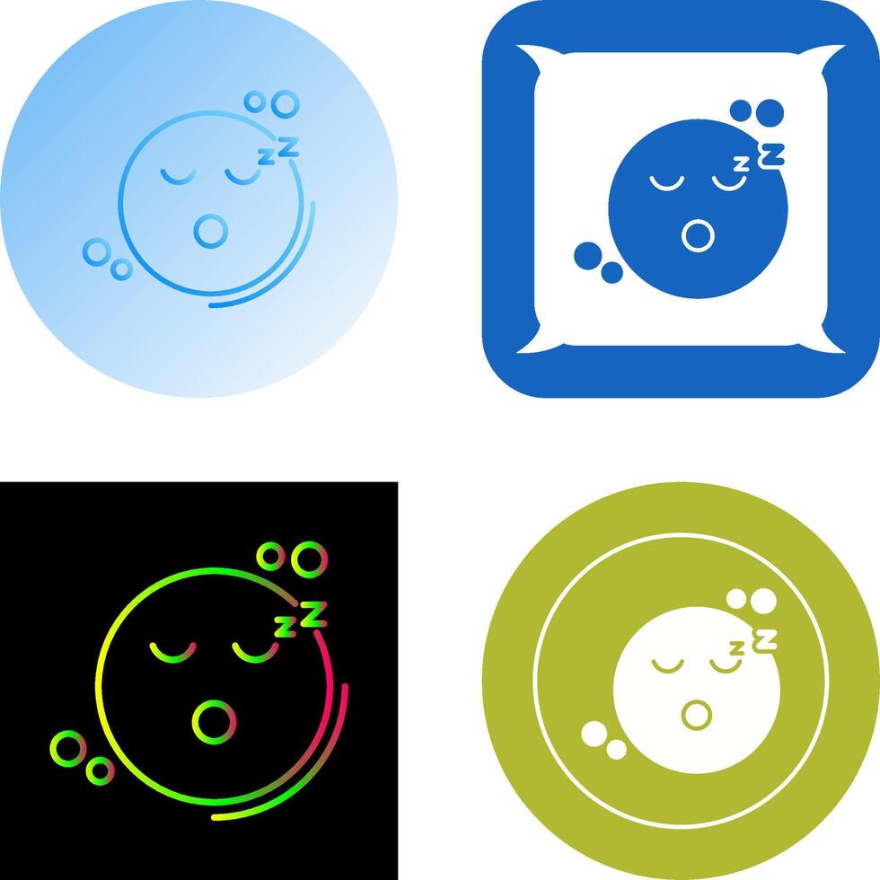 Sleep Icon Design vector