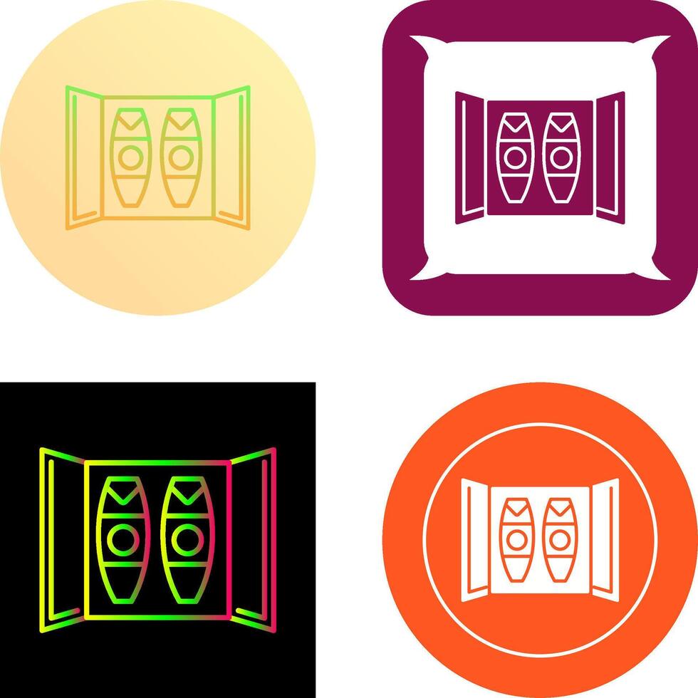 Cigar Box Icon Design vector