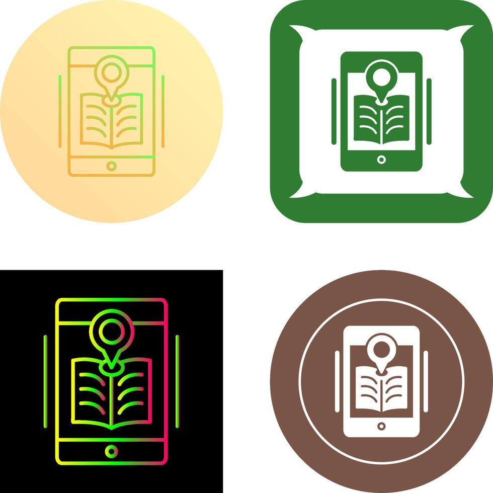 Library Icon Design vector