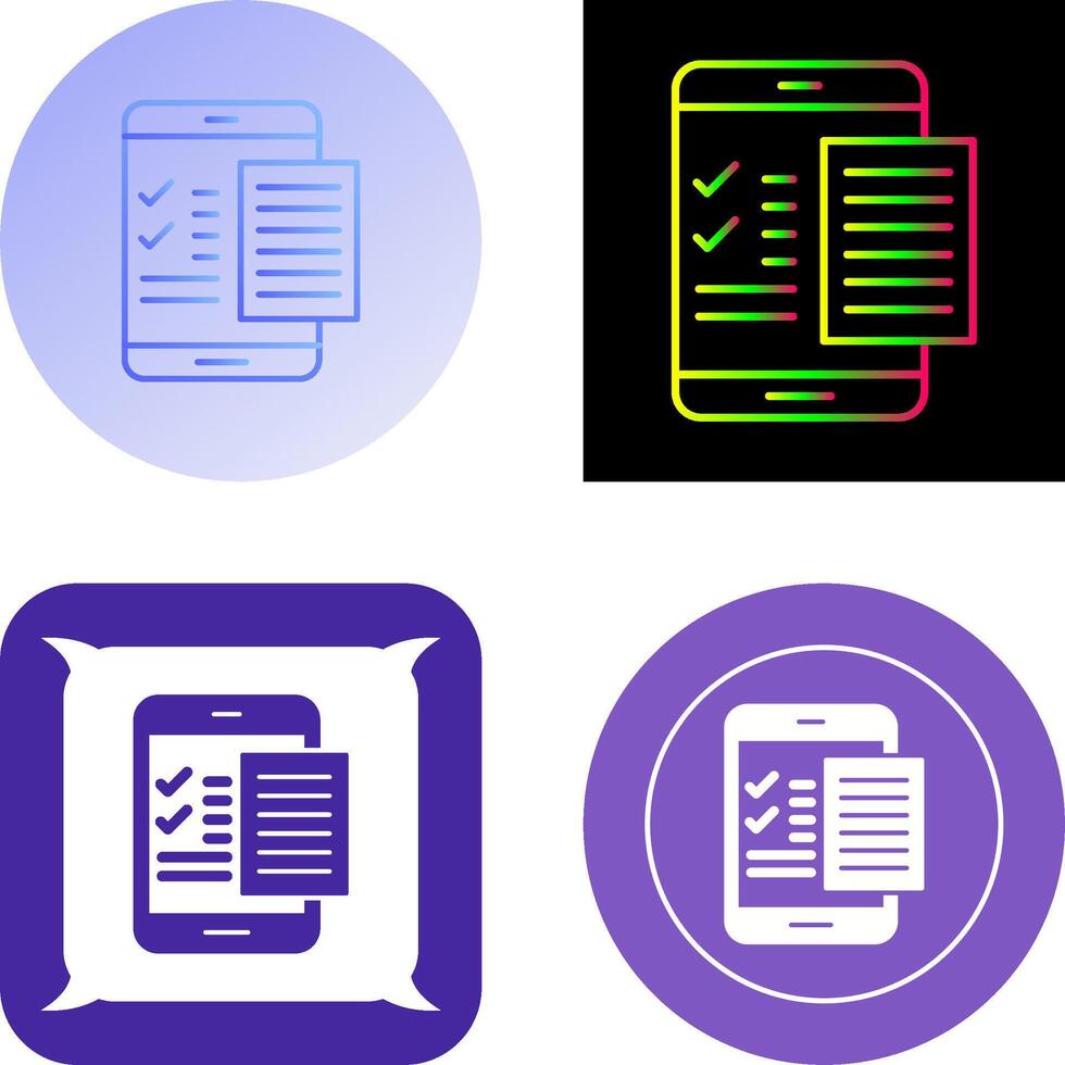 Check List Icon Design vector