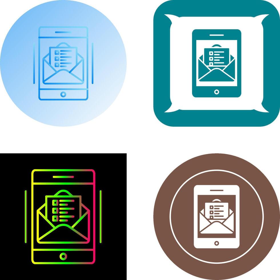Email Icon Design vector