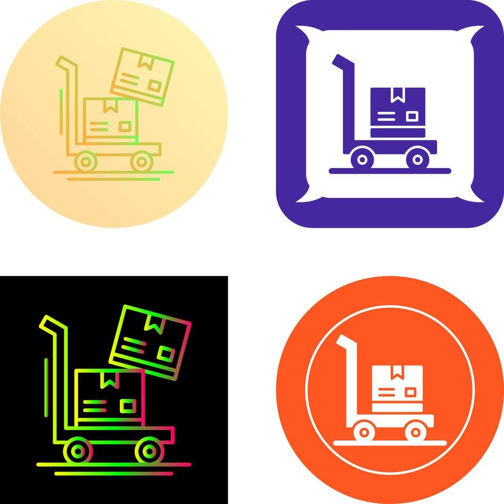 Trolly Icon Design vector