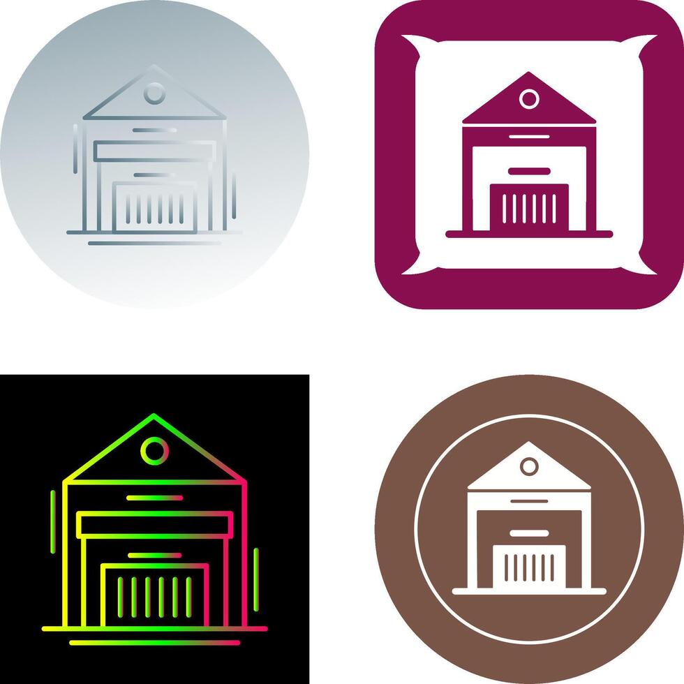 Warehouse Icon Design vector