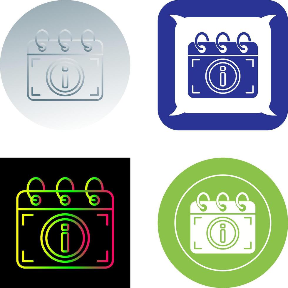 Calendar Icon Design vector