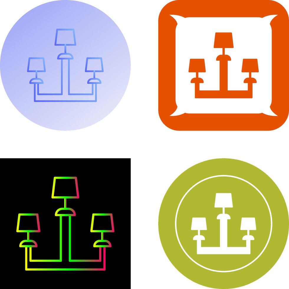 Lamp Icon Design vector