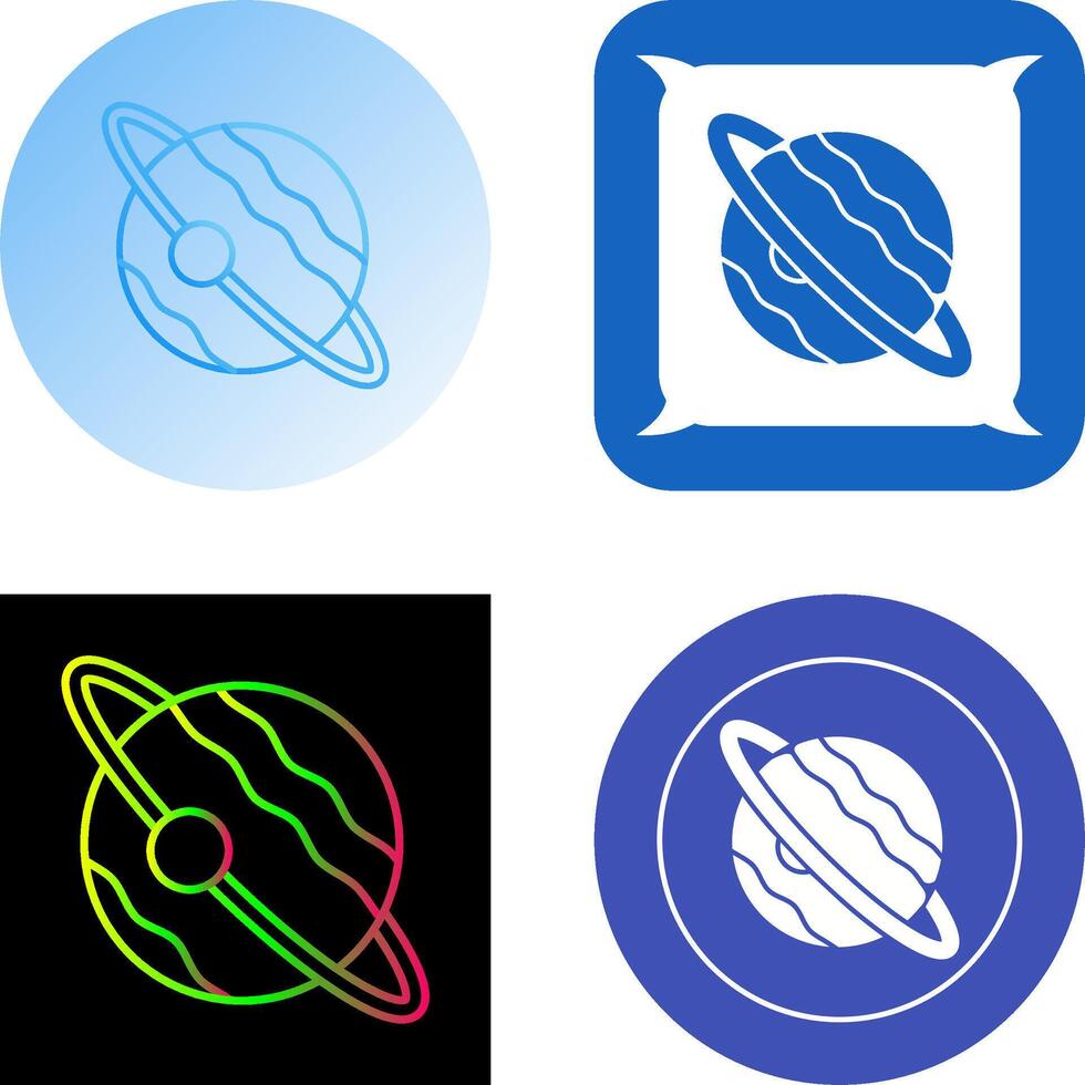 Planet Icon Design vector