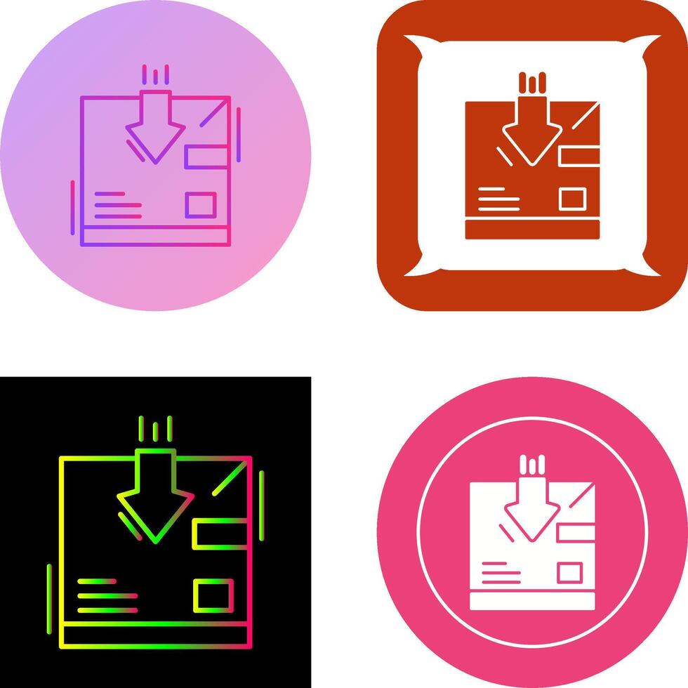 Return Icon Design vector