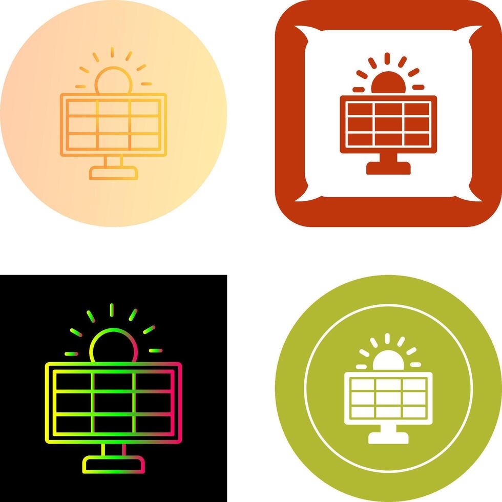 Solar System Icon Design vector