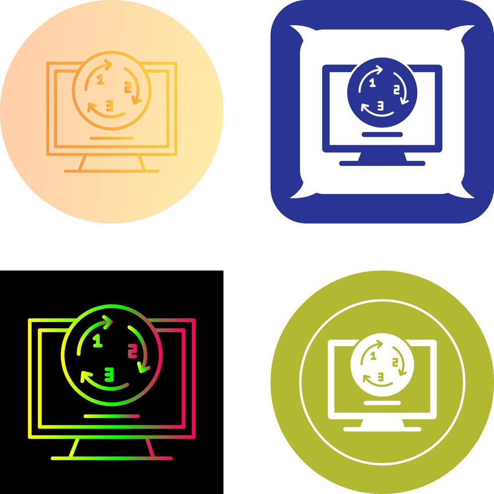 Order Icon Design vector