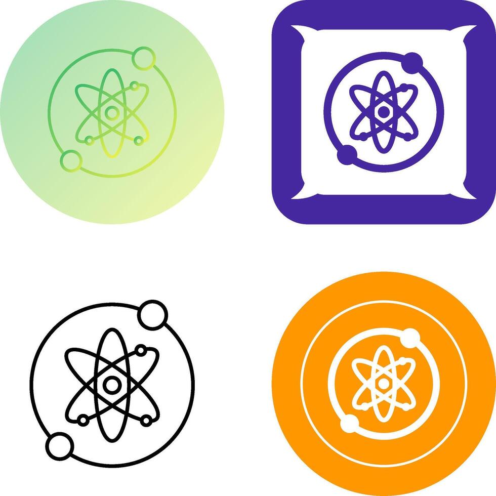 Proton Icon Design vector