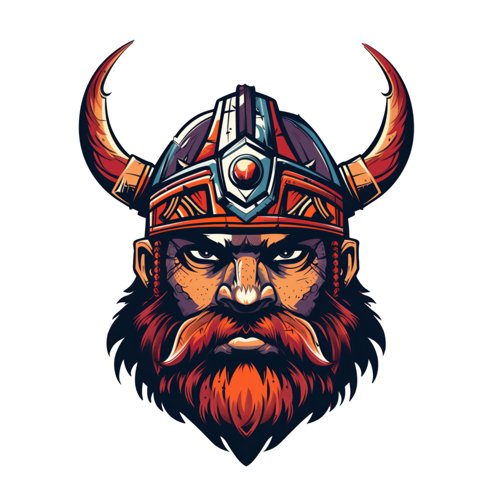 vikingo guerrero dibujos animados personaje png
