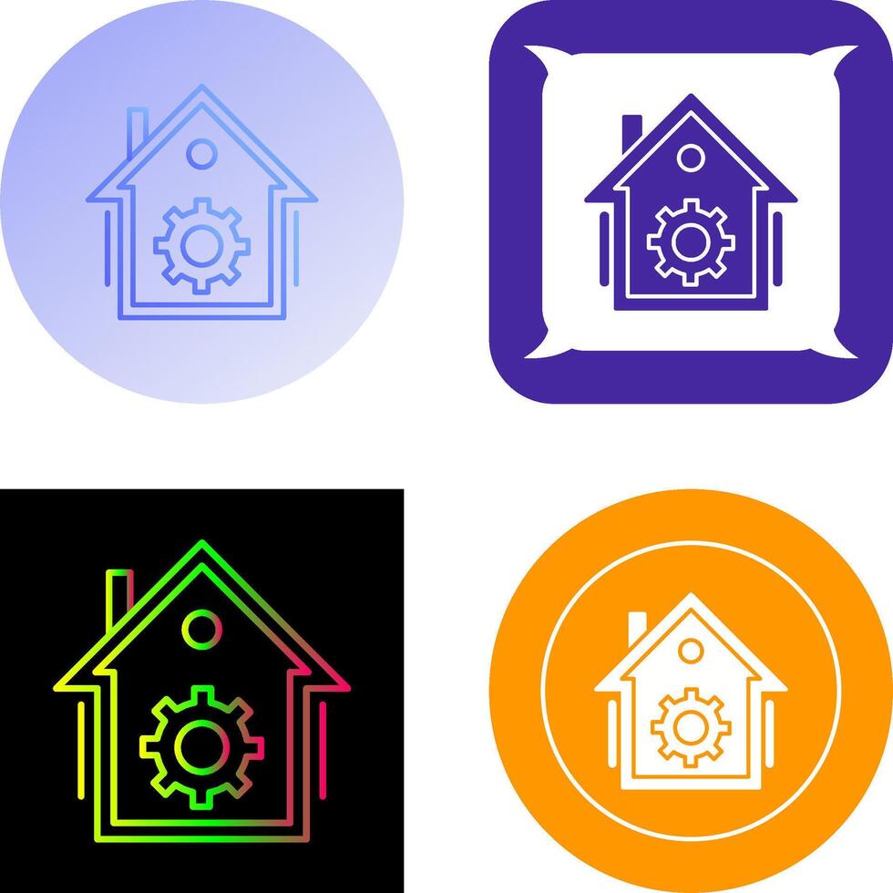 Home Automation Icon Design vector