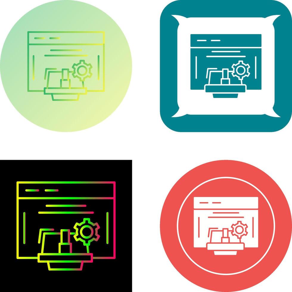 Engineering Icon Design vector