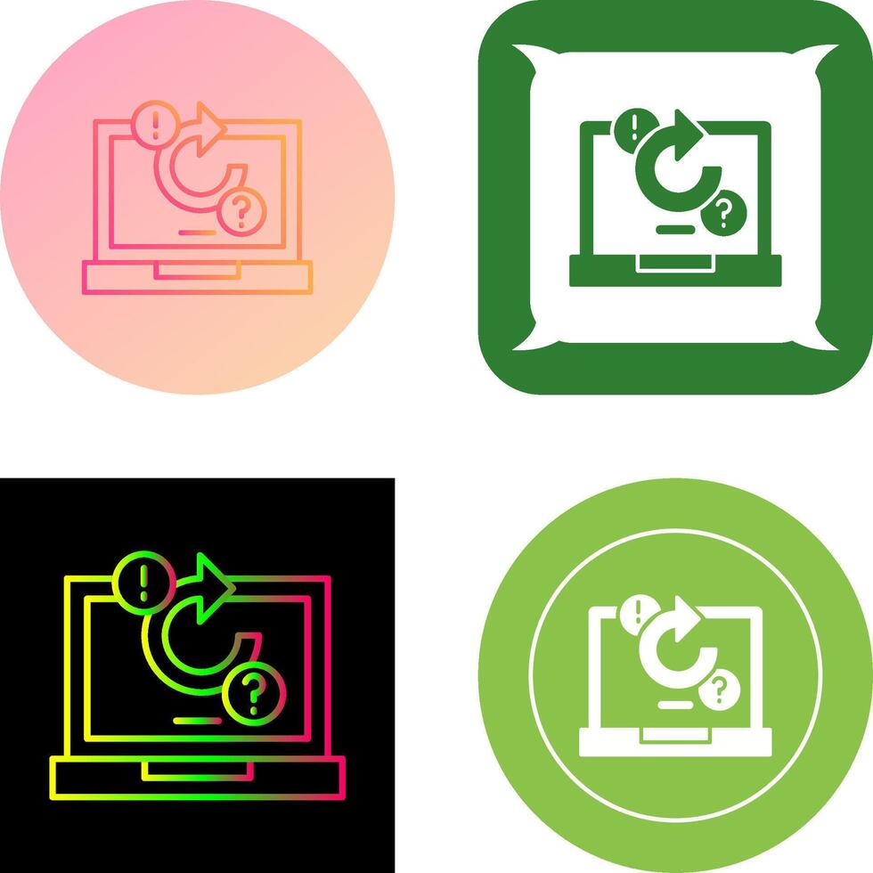 Problem solving Icon Design vector