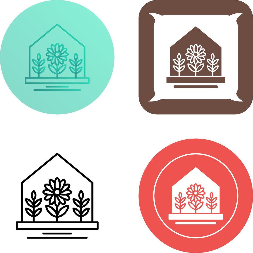 Farm House Icon Design vector