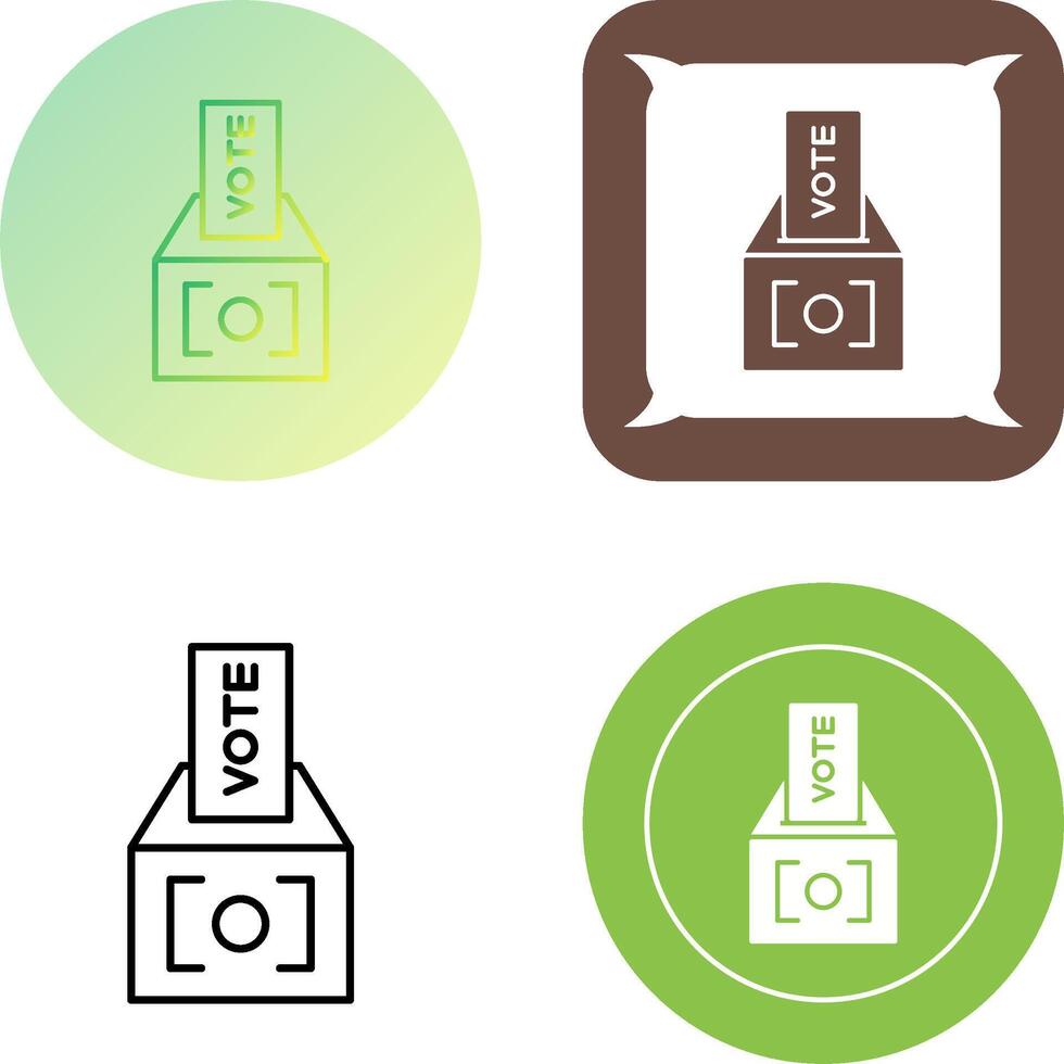 Vote Icon Design vector