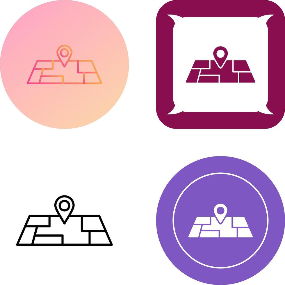 Map Icon Design vector